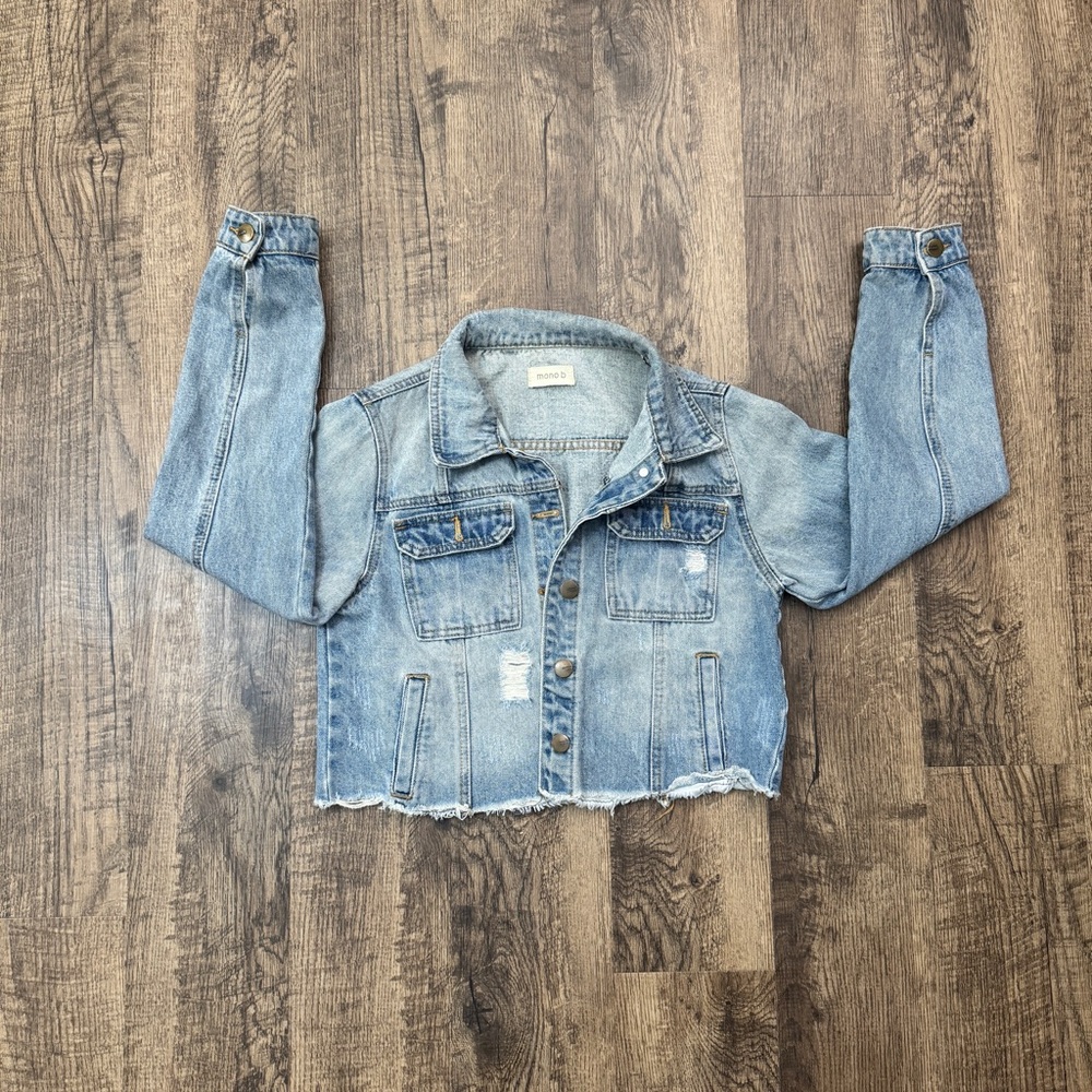 Mono B Light Blue Denim Jacket
